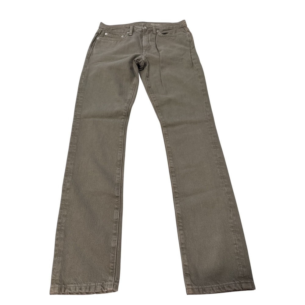 Outerknown Drifter Tapered Fit Jeans Brown Organic‎ Cotton 100% Size 28